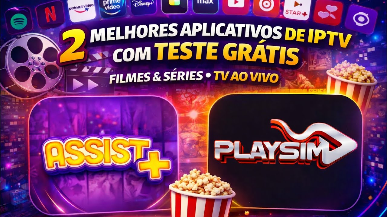 Os 2 Melhores Aplicativos de IPTV Gratuitos com Teste (TV Ao Vivo, Filmes e Séries)