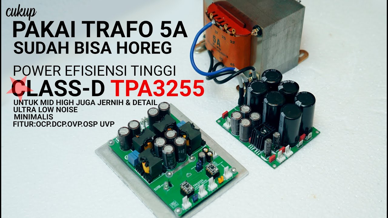 TPA3255 Class-D Amplifier seri tertinggi TPA purepath  HD