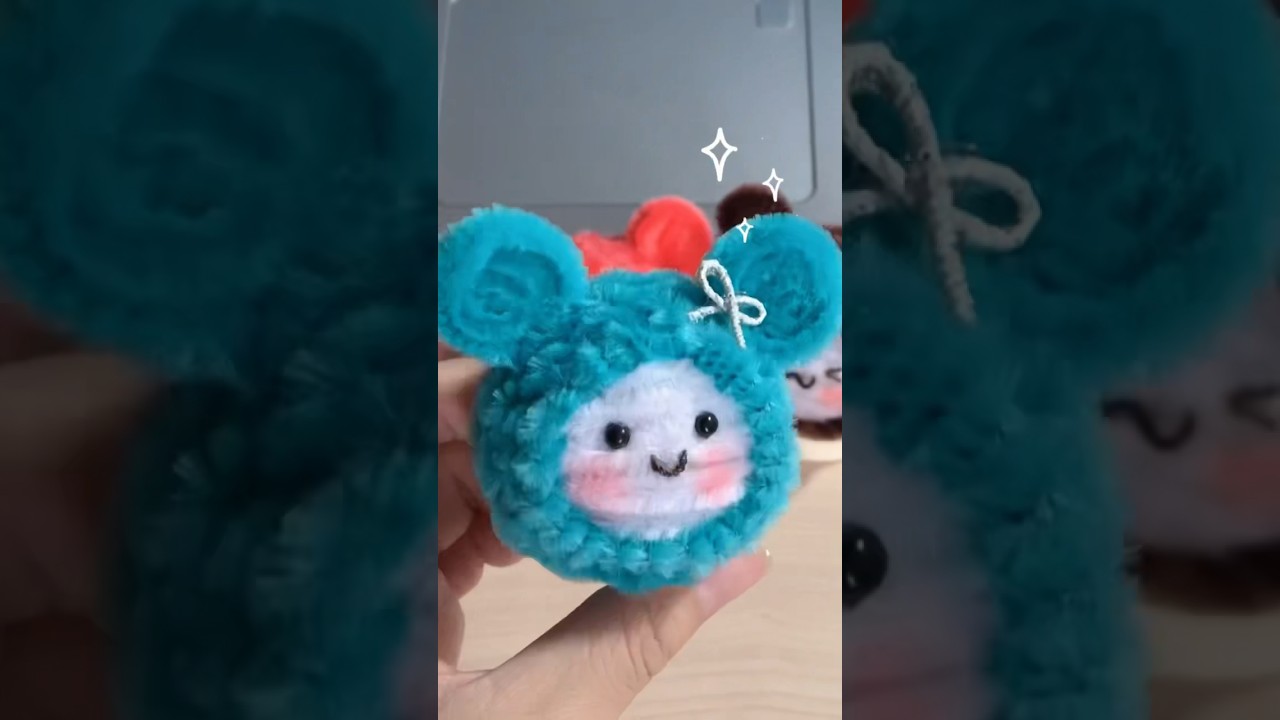 How to made cute pipe cleaner #handmade #diy #pipecleaners #thukemnhung #short #diy