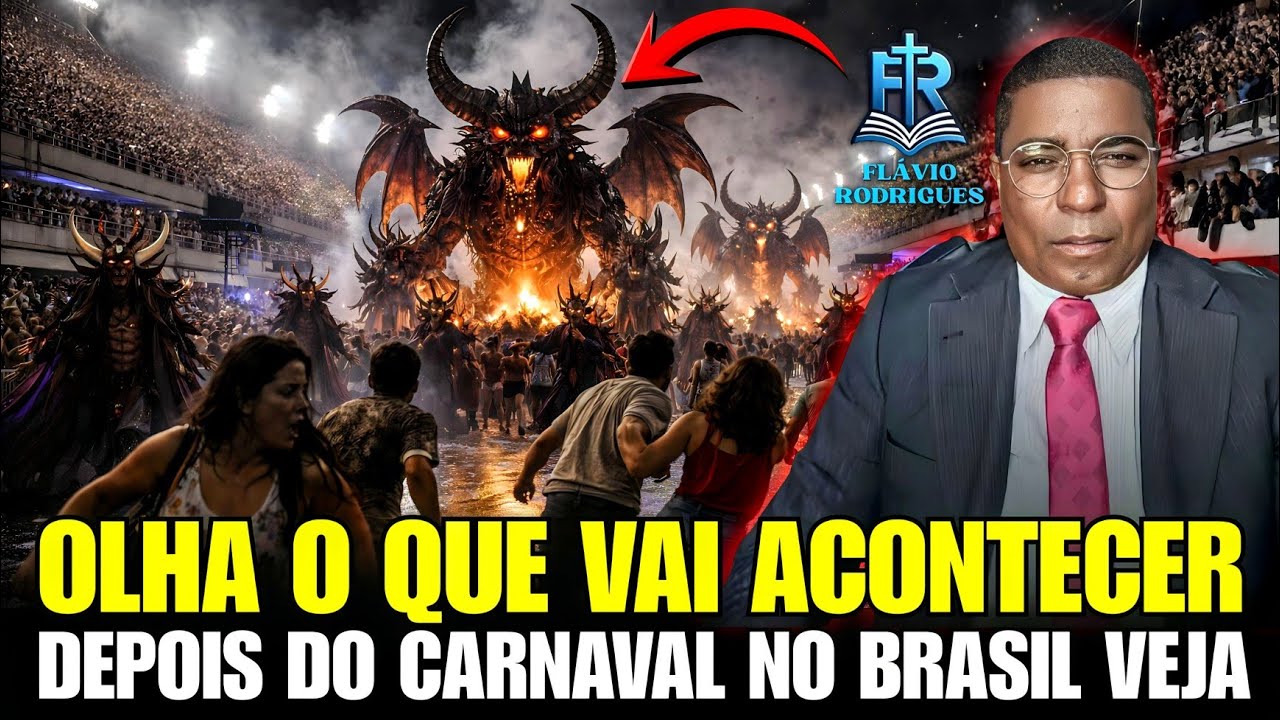 CARNAVAL, OLHA O QUE VAI ACONTECER DEPOIS DESSA FESTA NO BRASIL, MISSIONÁRIO FLÁVIO RODRIGUES