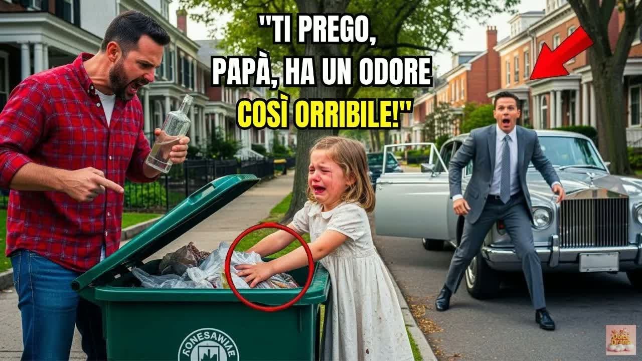 La piccola pianse mentre il patrigno la costringeva a mendicare immondizia per cena  Finché