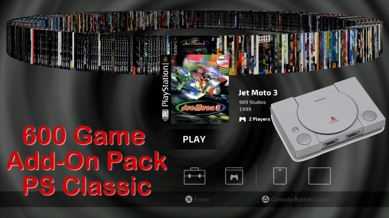 Дополнение к игре PlayStation Classic 600 — простая установка