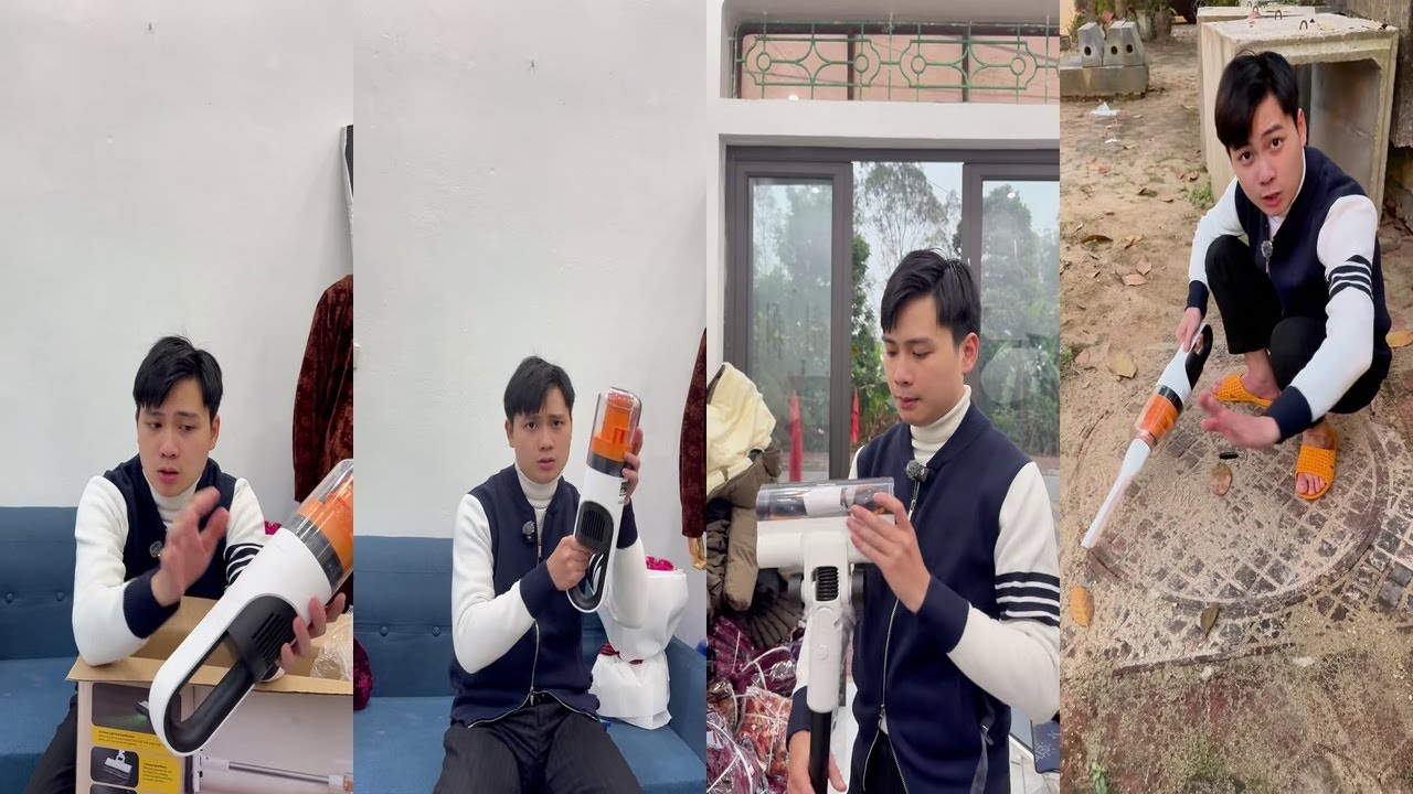 REVIEW MÁY HÚT BỤI KHÔNG DÂY DEERMA T10W LỰC HÚT SIÊU MẠNH