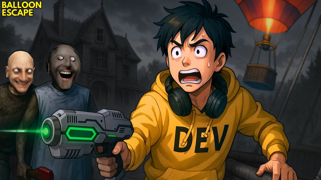 Anzu Senpai Plays Granny 3 Remake 😨 | The Epic Balloon Escape