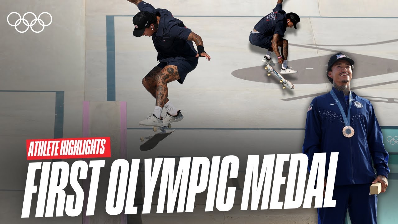 🇺🇸 The best of Nyjah Huston at the Olympics 🛹 | Athlete Highlights