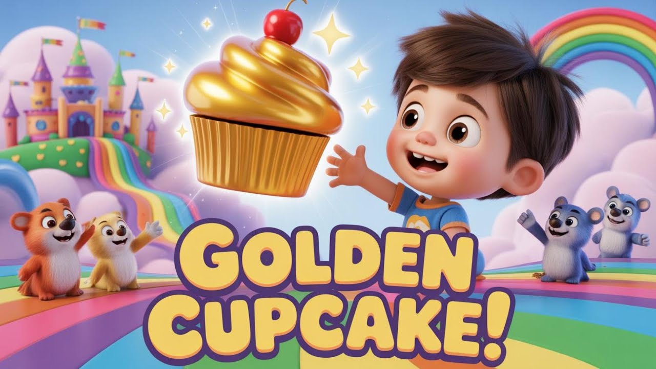 Leo and the Missing Golden Cupcake 🧁 | 3D Rainbow Kingdom Adventure | Moral Stories for Kids