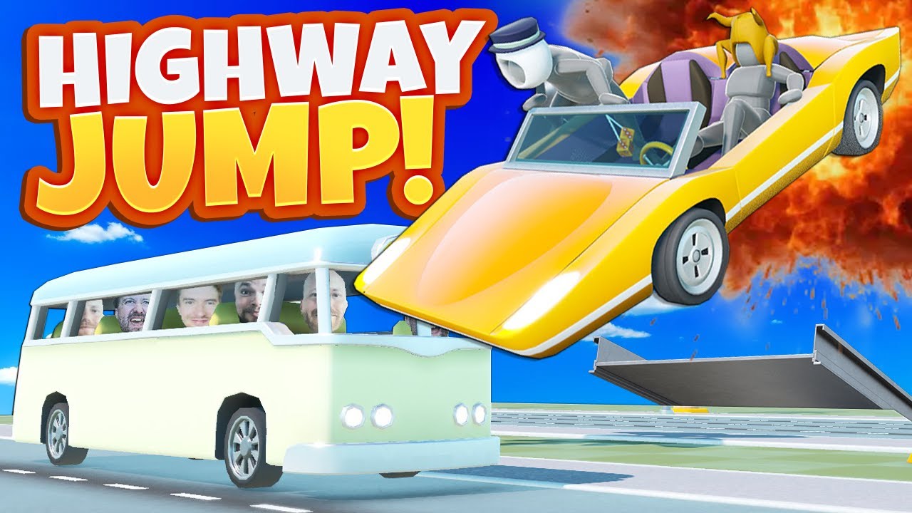 IMPOSSIBLE Jump Across Busy Highway Creates MASSIVE CRASHES in Turbo Dismount 2!