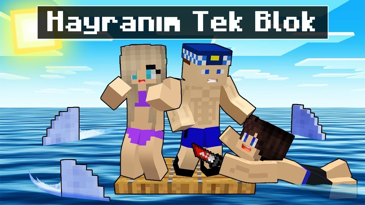 DENİZİN ORTASINDA HAYATTA KALMA! - 😱 Minecraft
