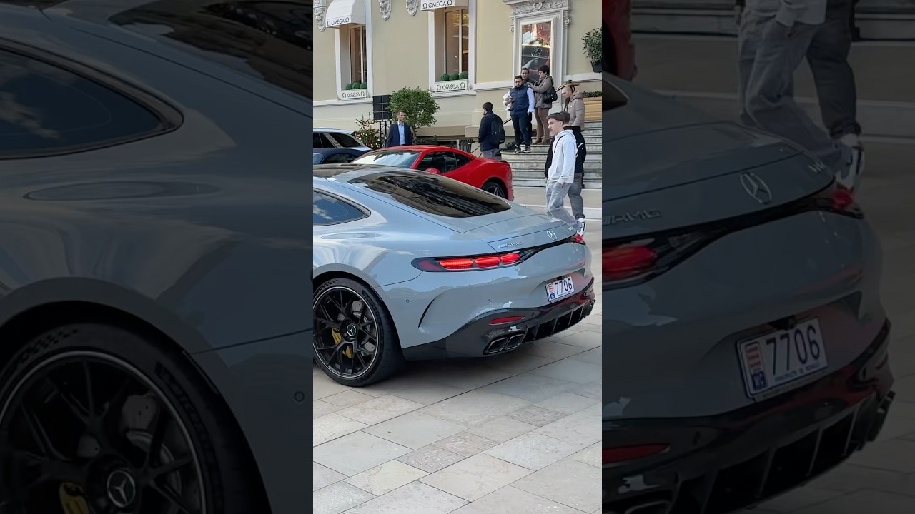 New 2025 Mercedes GT 63 S in Monaco #monaco #supercars #luxury #lifestyle