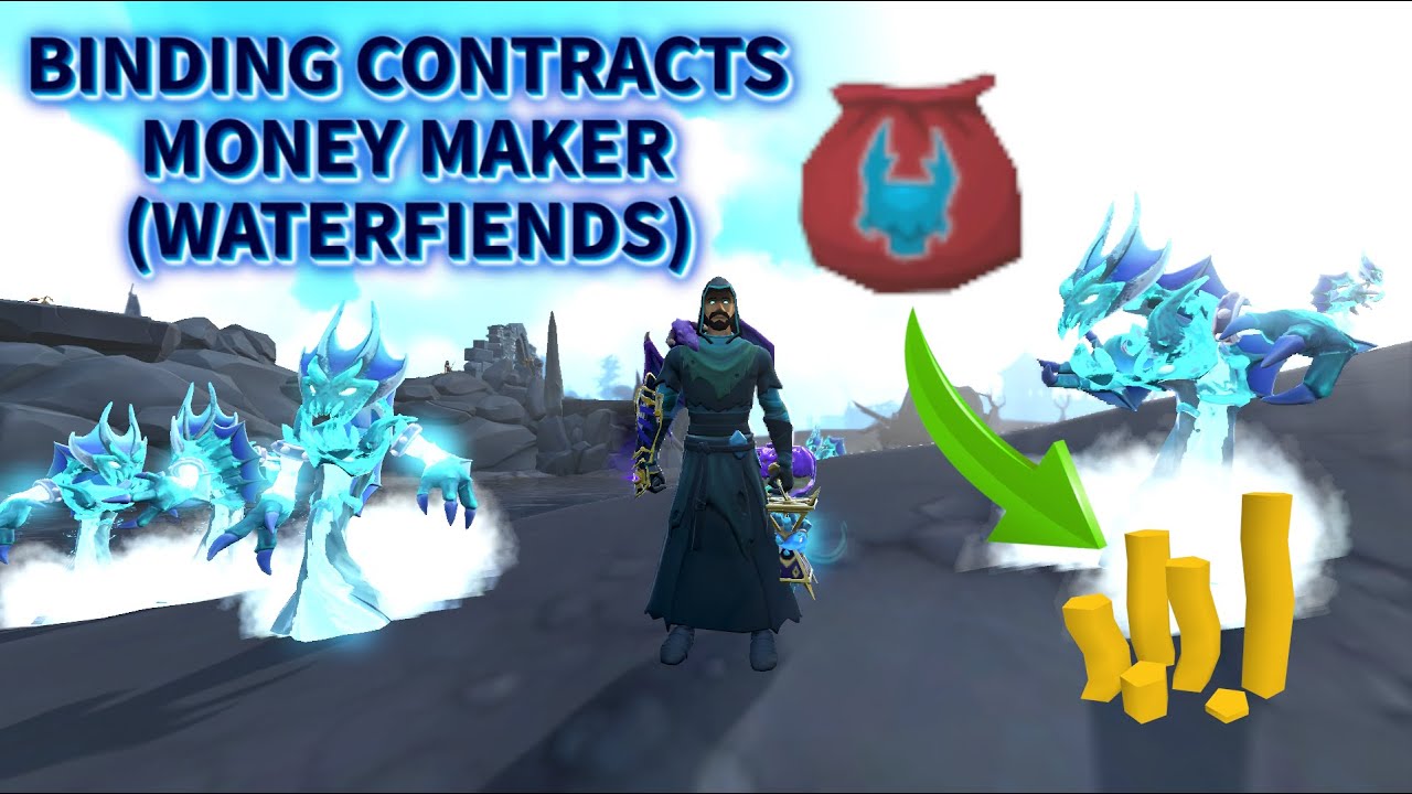 AFK Money Maker With Waterfiends (Binding Contracts) || RuneScape 3 ||