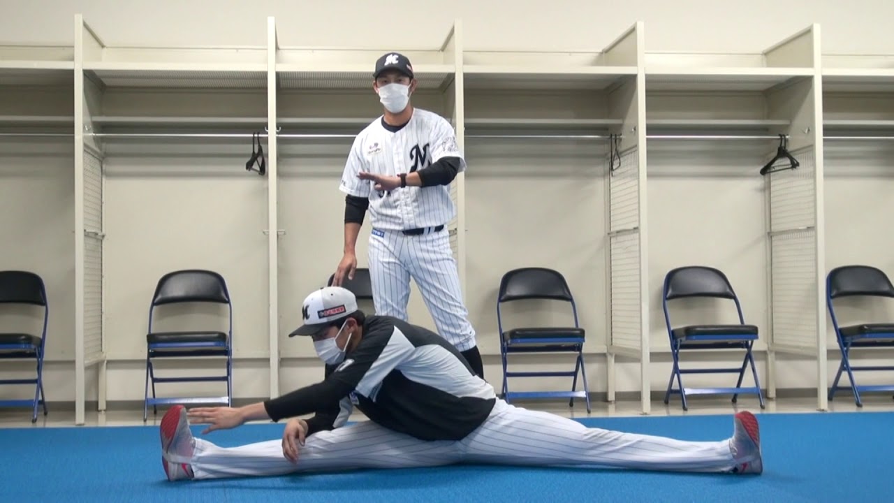 佐々木朗希投手も実践している家でも出来る簡単ストレッチ【広報カメラ特別編】
