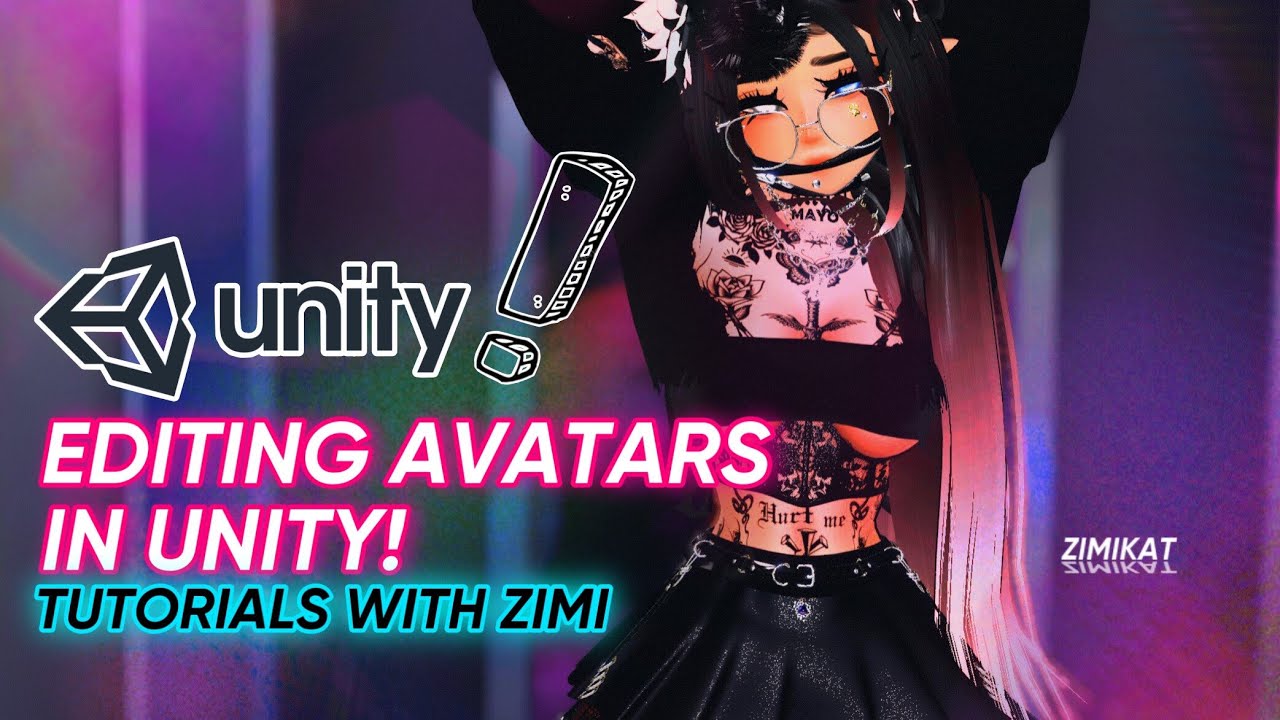 ♡ HOW TO EDIT AN AVATAR IN UNITY!