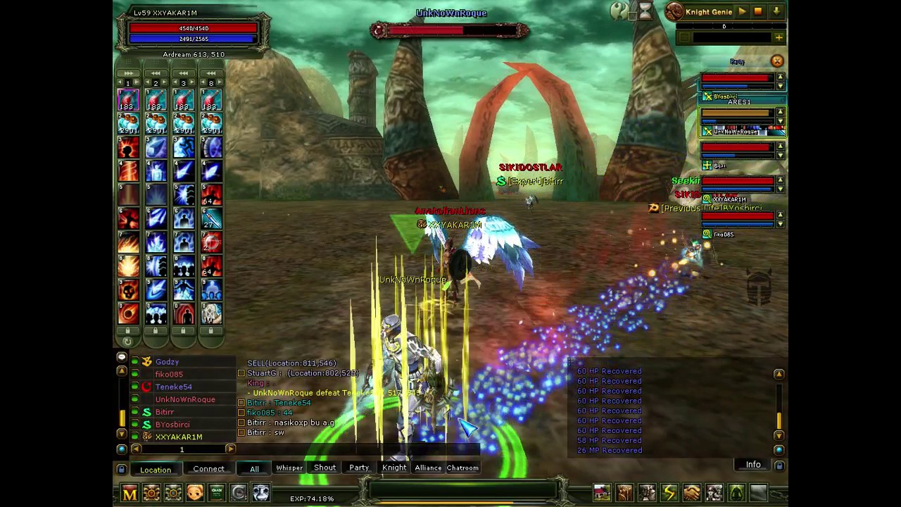 knight online 2017 ares kopser mage Teneke54 hile bildirim movie
