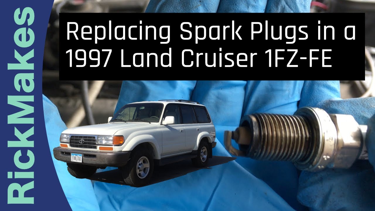Замена свечей зажигания в Land Cruiser 1FZ-FE 1997 года выпуска