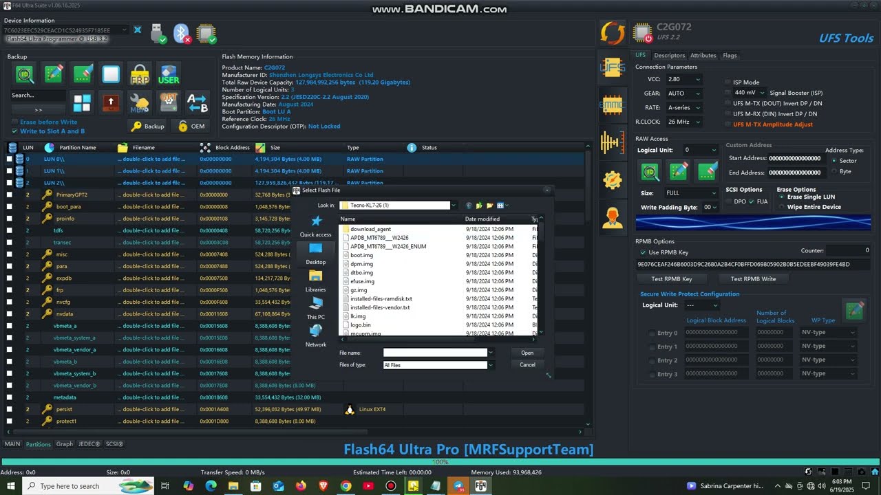 MTK UFS 2.2 [FORESEE] Reprogramming & Flashing Full Tutorial | Flash64 Ultra 🔥✅