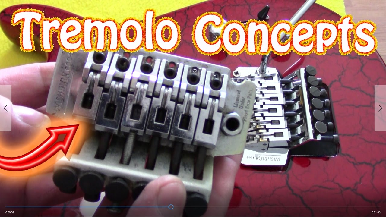 Floyd Rose Tremolo Bridge Setup and Concept Ibanez Pro Rock'r vs.Wilkinson vs. Fender vs. Floyd Rose