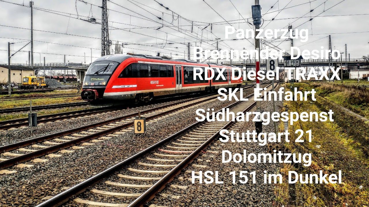 Bahnhof Nordhausen #032 - SKL, Panzerzug & ein brennender Desiro