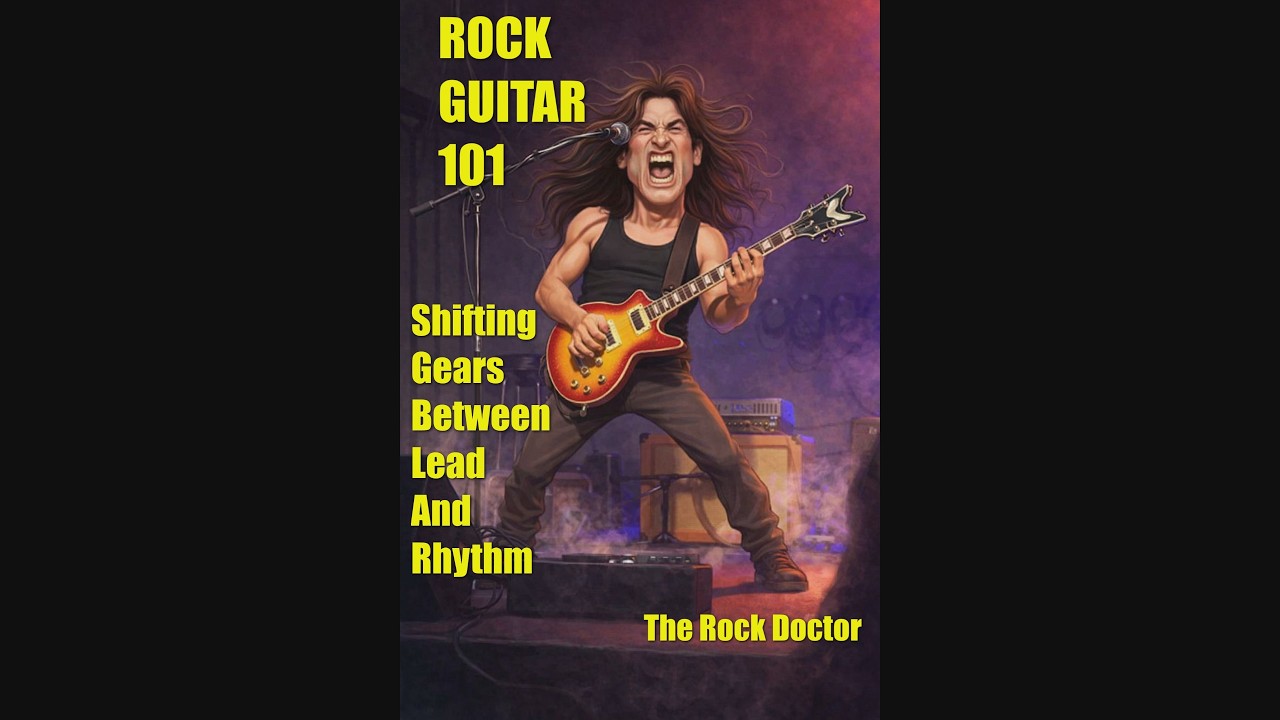 ROCK GUITAR 101:SHIFTING GEARS BETWEEN LEAD AND RHYTHM !!THE ROCK DOCTOR !! Solo like a pro !!!