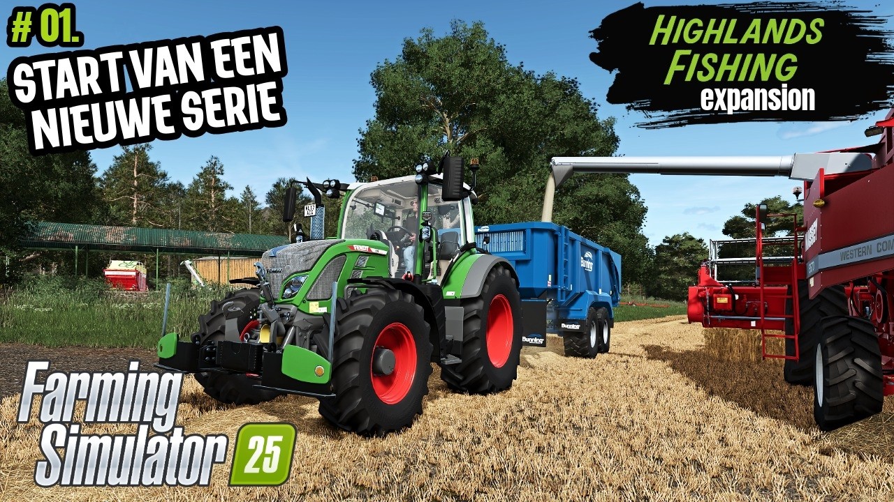 START VAN EEN NIEUWE SERIE | 1 | Kinlaig | Highlands Fishing Expansion | FS25  NL/ENG  #fs25