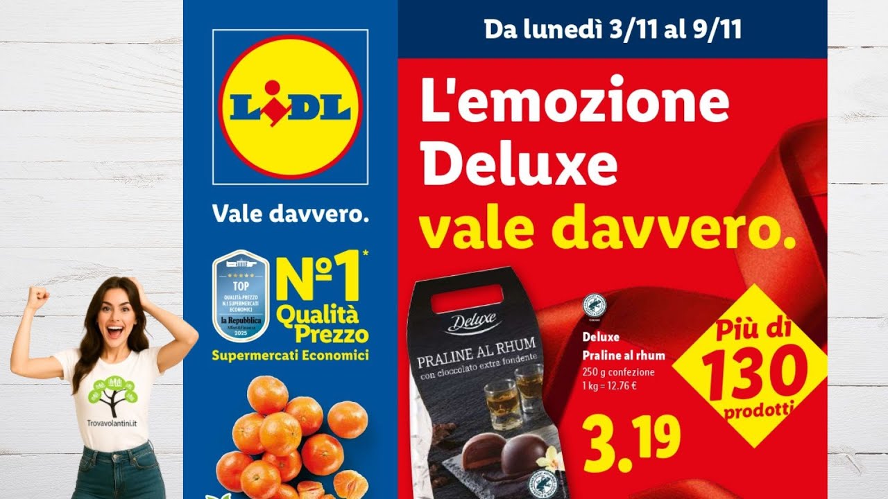 VOLANTINO LIDL dal 3 al 9 novembre 2025