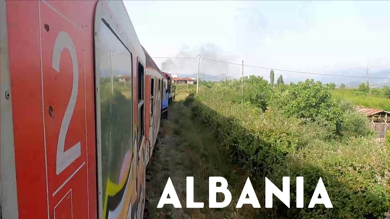 Durres to Elbasan train in Albania, a defunct train journey.