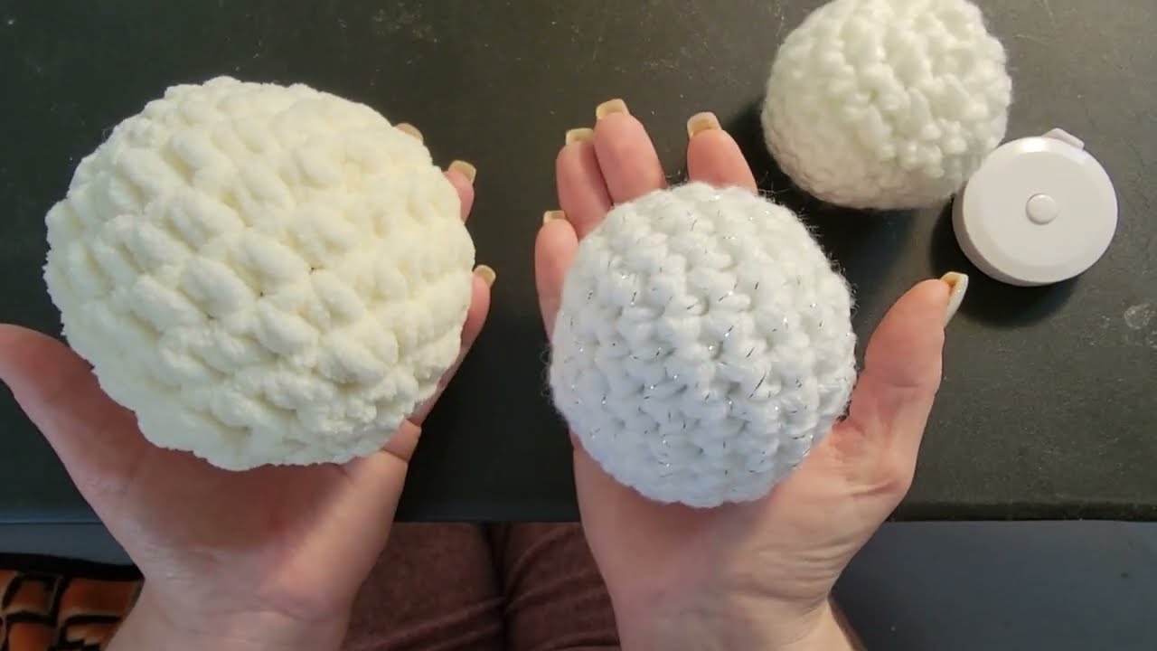 CROCHET SNOWBALLS.   DO YOU WANNA MAKE A SNOWBALL?  @wipandchain