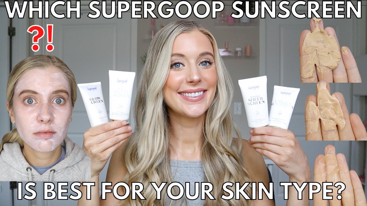 Солнцезащитные средства Supergoop! Обзоры солнцезащитных кремов Unseen, Glowscreen, Mineral Sheer...