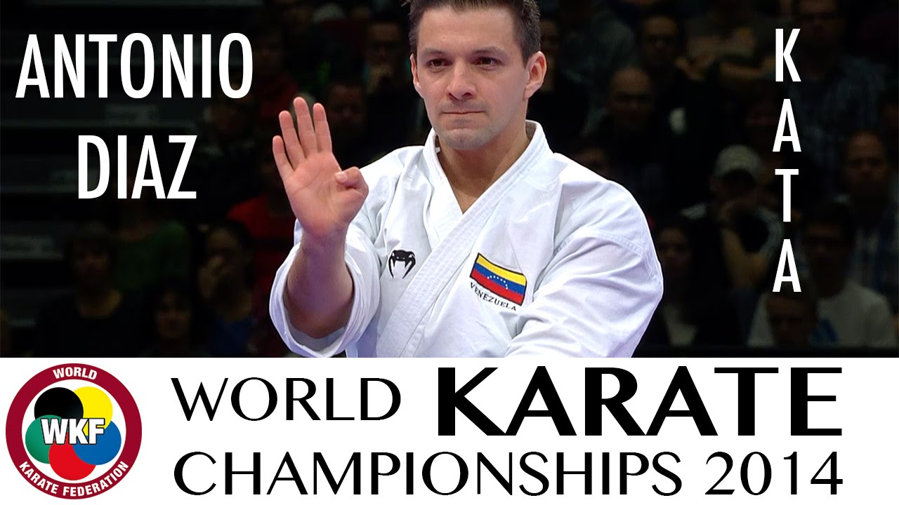 Antonio DIAZ of Venezuela. Kata Suparimpei. Bronze Medal. 2014 World Karate Championships