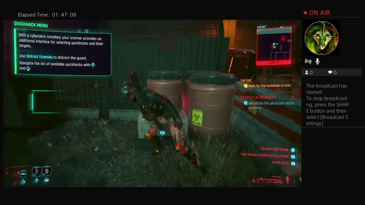 Cyberpunk 2077 Roaming/Exploration Playthrough, part 3