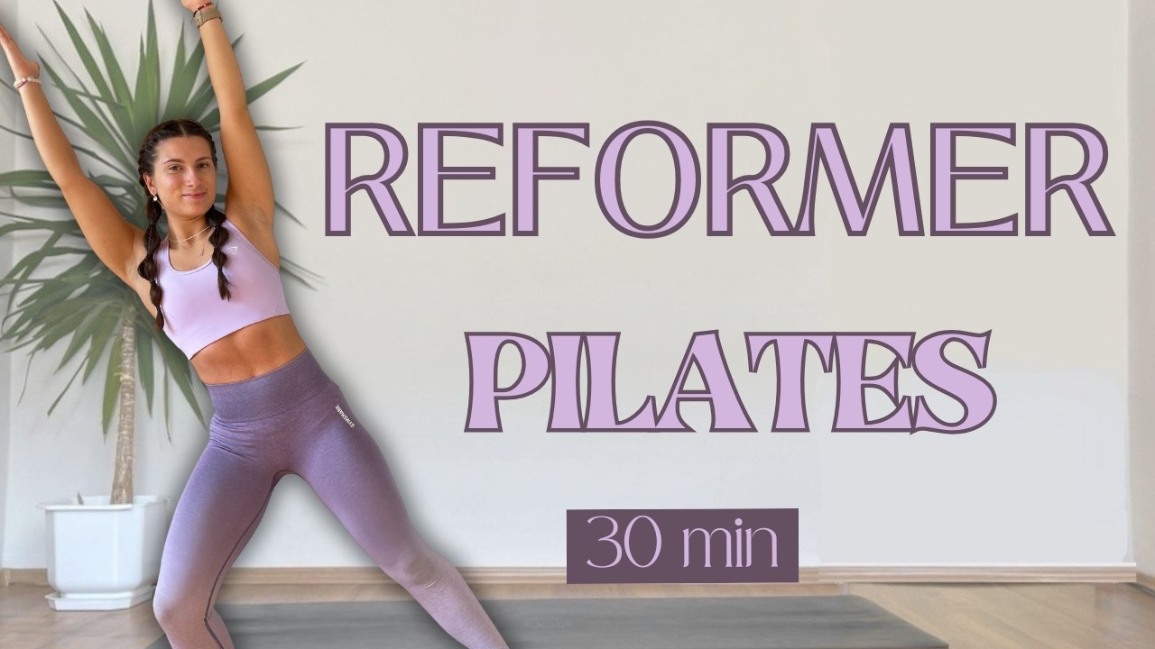 SLIDER PILATES REFORMER FULL BODY | 30 Minute Home Workout Without Expensive Equipment