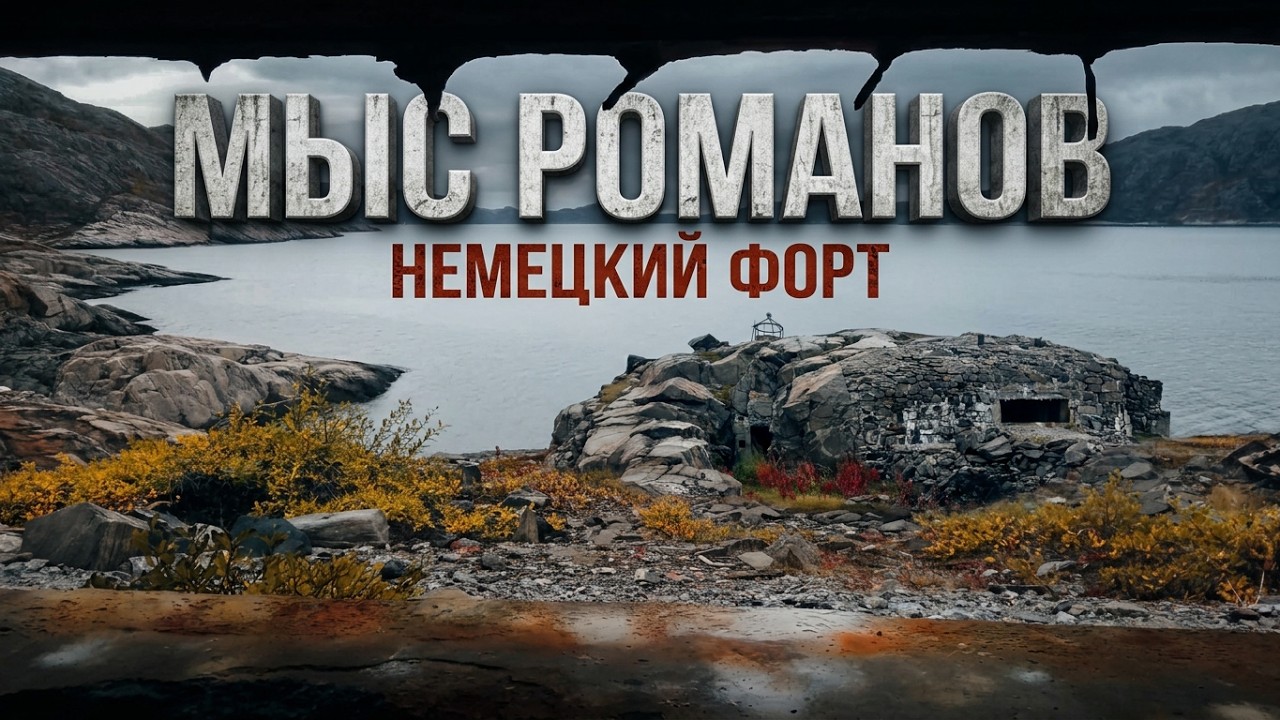Немецкий бункер на мысе Романов в губе Печенга.