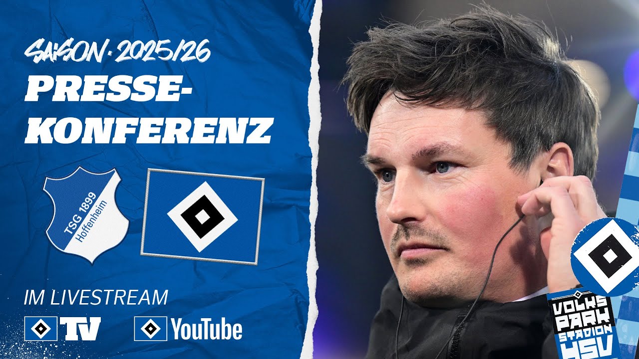 RE-LIVE: PRESSEKONFERENZ MIT MERLIN POLZIN | TSG 1899 Hoffenheim vs. HSV