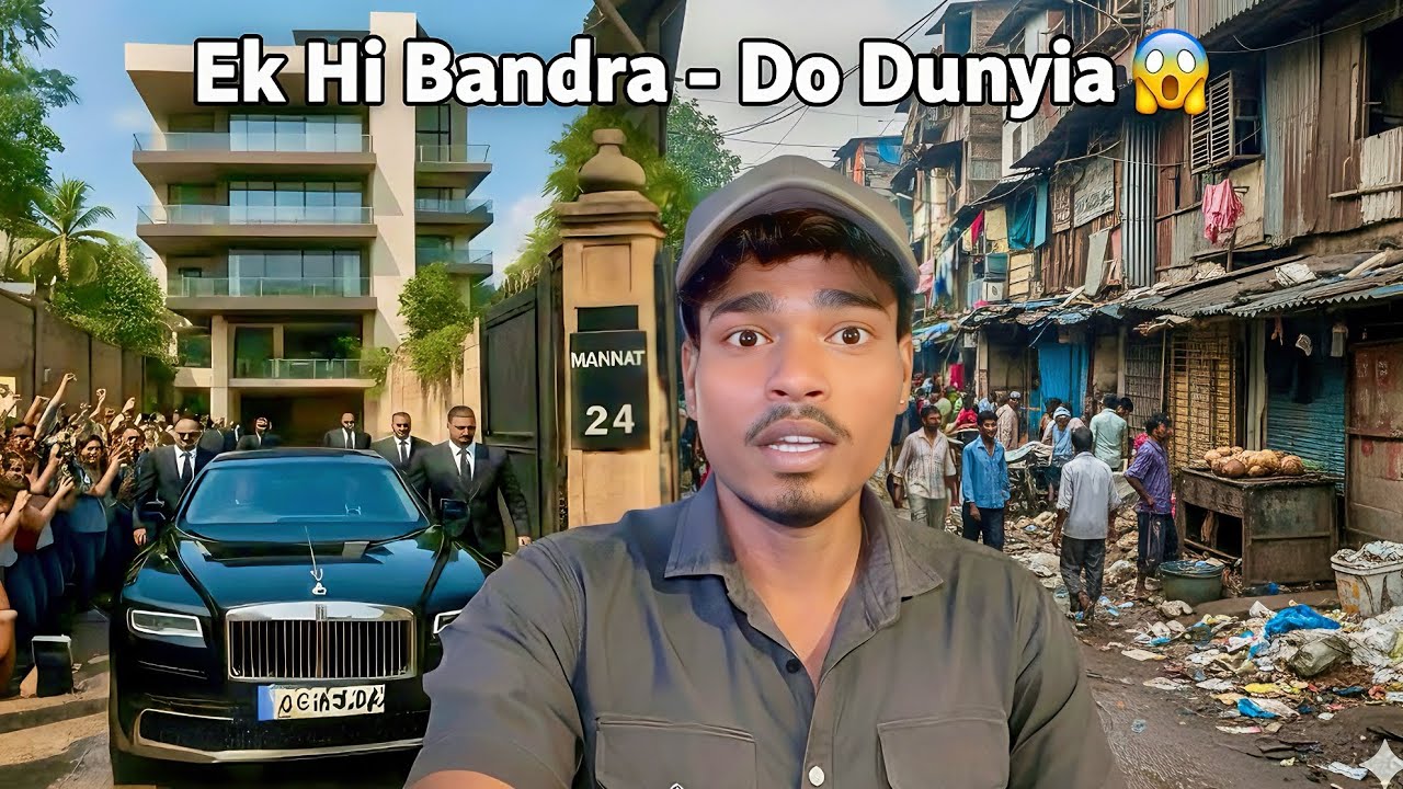 Ek Hi Bandra – Rich vs Poor Life 😱 | From SRK’s Mannat to Slums