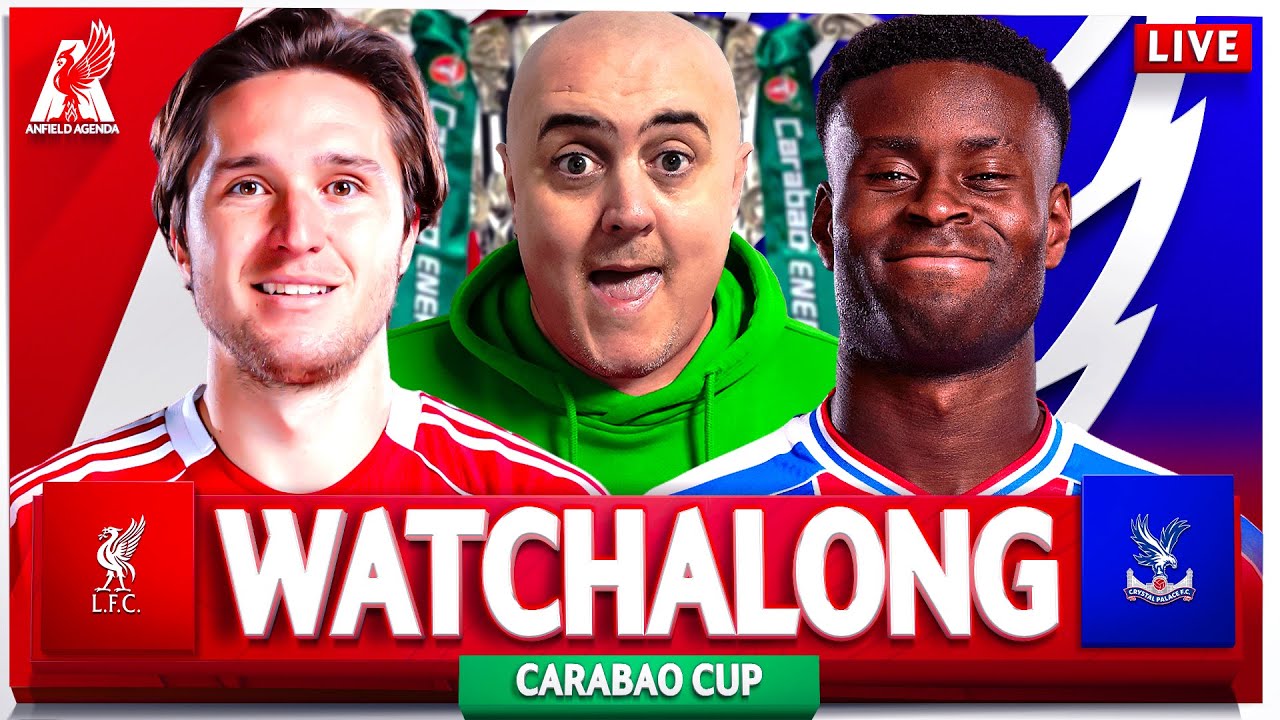 LIVERPOOL vs CRYSTAL PALACE LIVE WATCHALONG with Craig