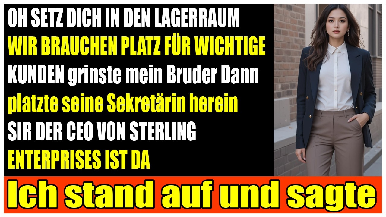 Sie sperrten mich beim Meeting in den Abstellraum – ohne zu ahnen, dass ich der größte Investor war.