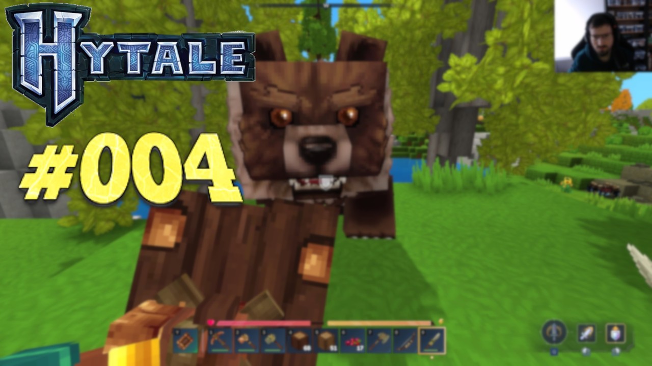 Let's Play HYTALE #004 [Deutsch/1440p@60FPS] – Der BÄR greift an! HILFE!