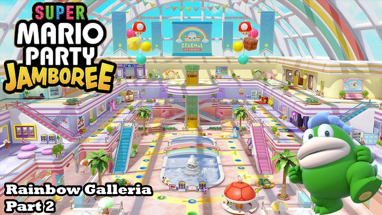 Слим играет в Super Mario Party Jamboree - Rainbow Galleria - Часть 2/4