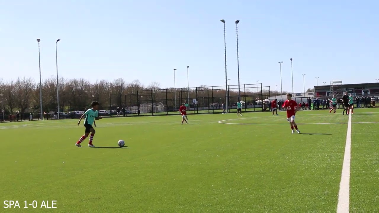 Dani in actie tegen Alexandria 05 04 25 Competitiewedstrijd