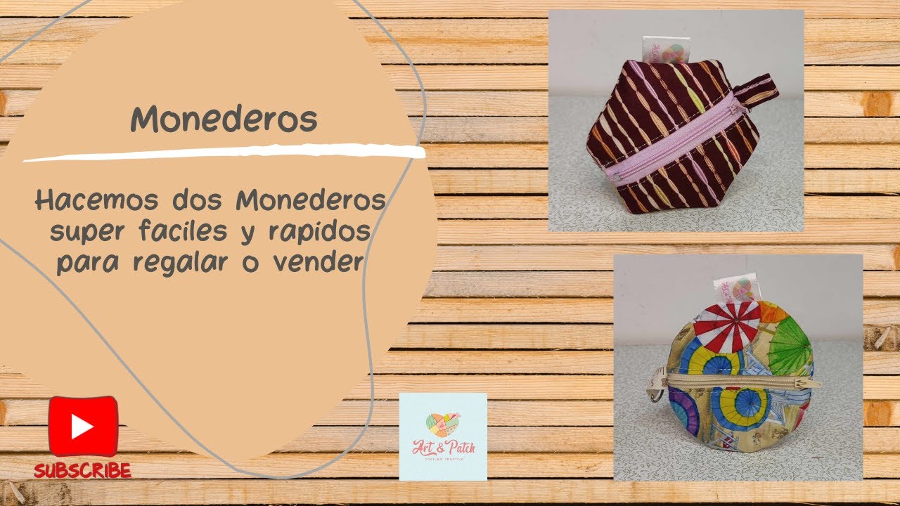 Monederos 2 ideas super fácil y rápidas de hacer para regalo y venta #costuracreativa