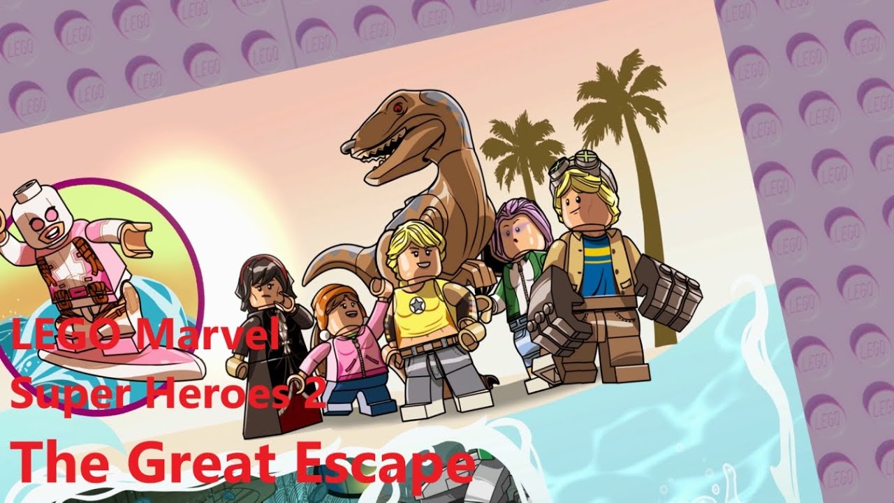 LEGO Marvel Super Heroes 2 Walkthrough Gameplay No Commentary - DLC - The Great Escape