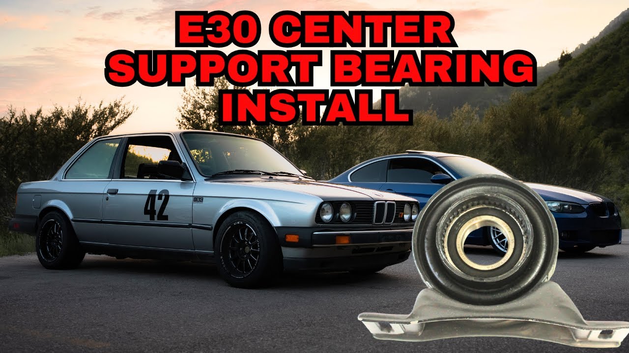Swapping the E30's carrier bearing