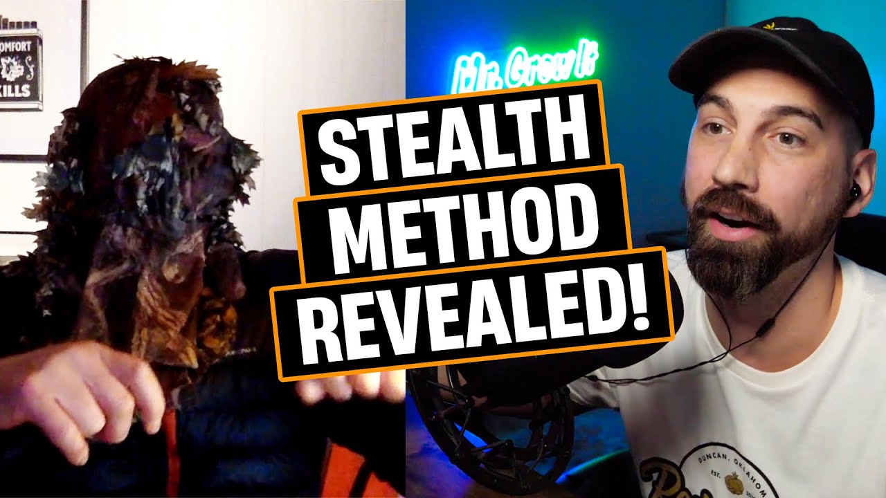 How A Stealth Grower Does Dry & Cure!