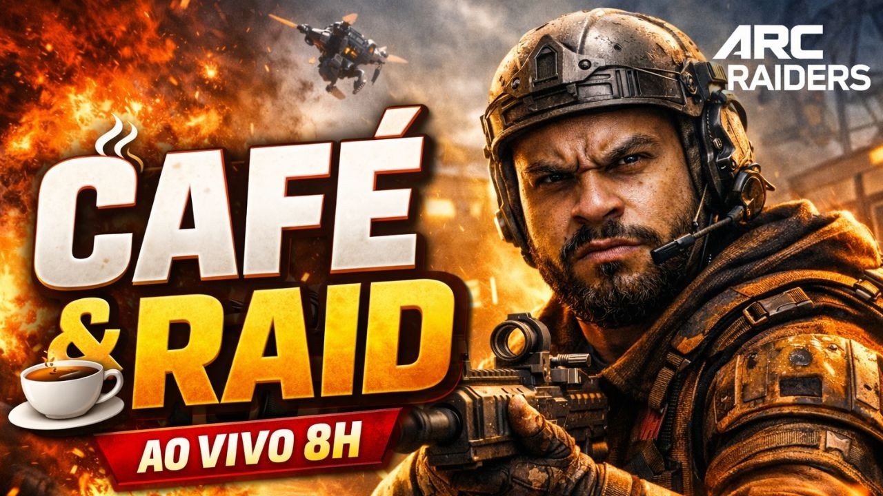 ☕ CAFÉ COM RAID 🔥 SEGUNDA BRABA NO ARC RAIDERS | FARM E EXTRAÇÃO AO VIVO