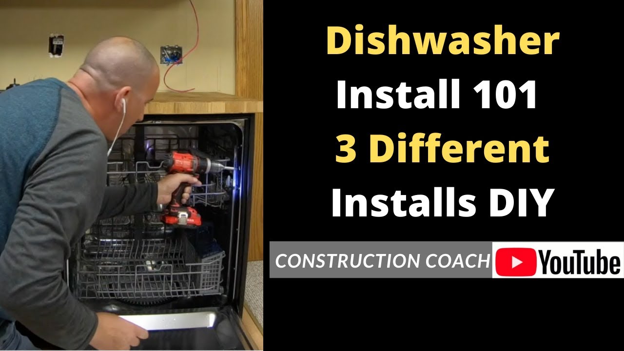 Dishwasher Install 101, Construction Coach will show full details on 3 different installs DIY