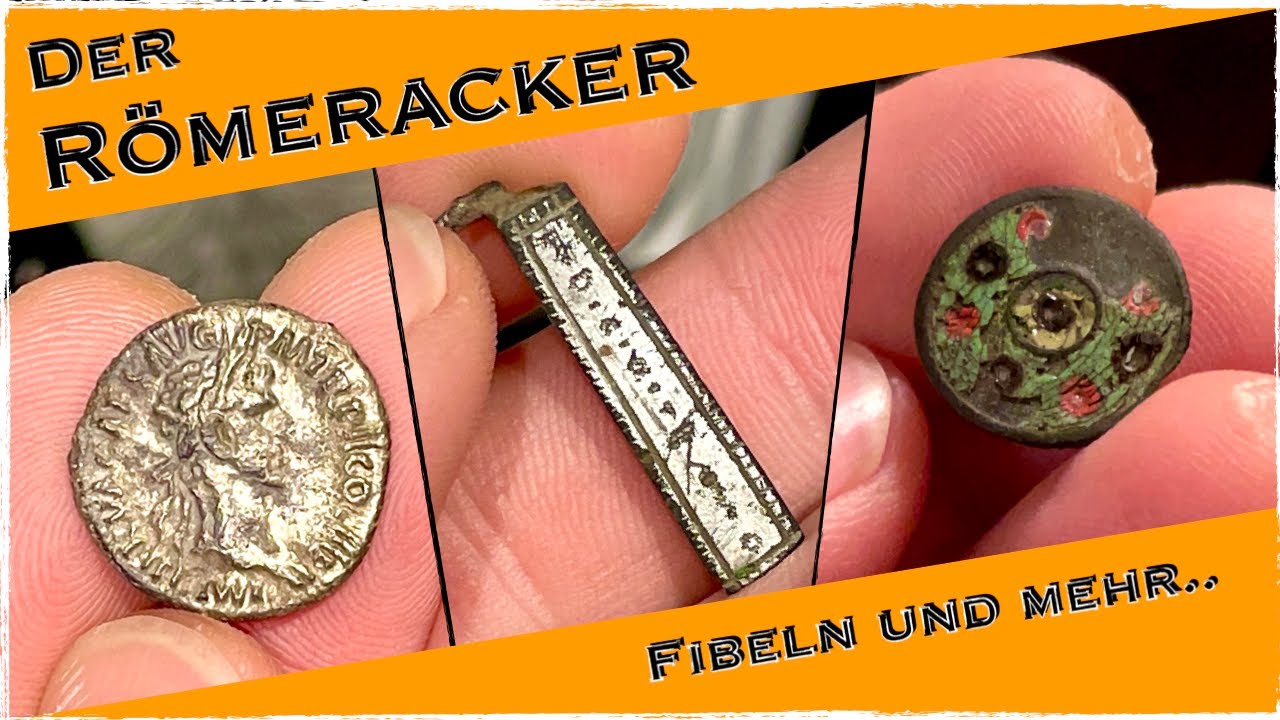Der Römeracker Fibeln ohne Ende, seltener Fund.  Sondeln mit Metalldetektoren Vanquish 540, Simplex+