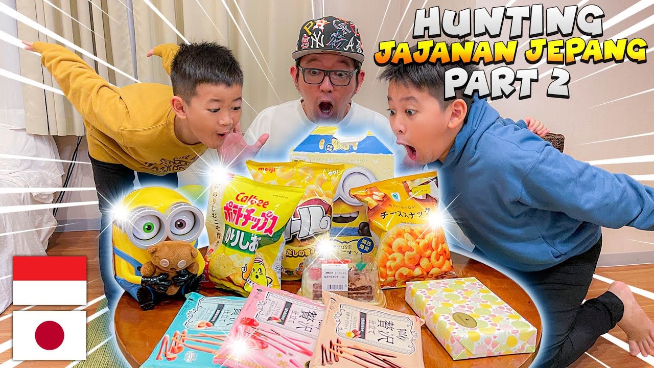 BANG CUPU MIKOCIL DAN MIKACIL MUKBANG JAJANAN JEPANG (Part 2)!!