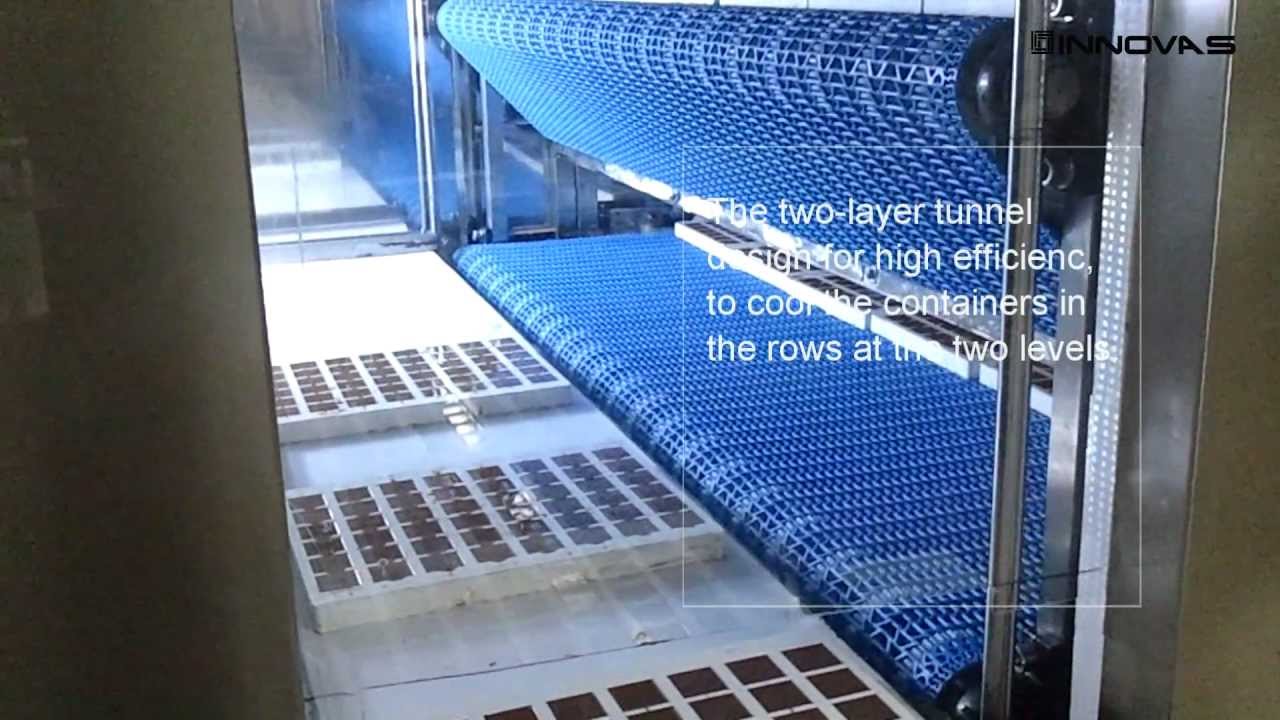 Chocolate Cooling Tunnel And Demoulding Line