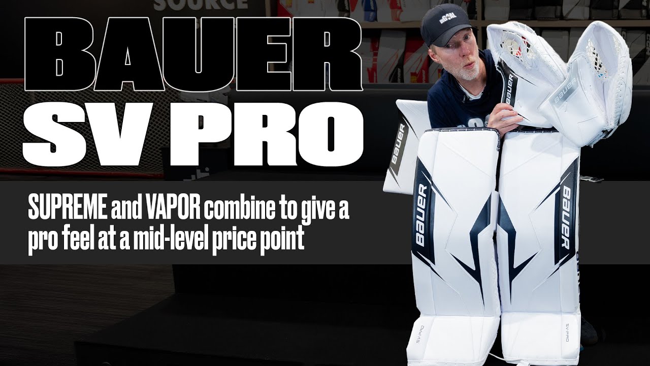 Вратарские щитки и перчатки Bauer SV Pro