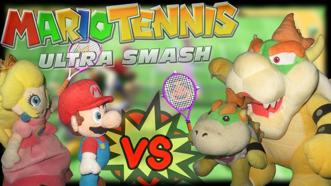 ABM: Марио и Пич против Боузера и Боузера-младшего *Mario Tennis Ultra Smash!!* HD