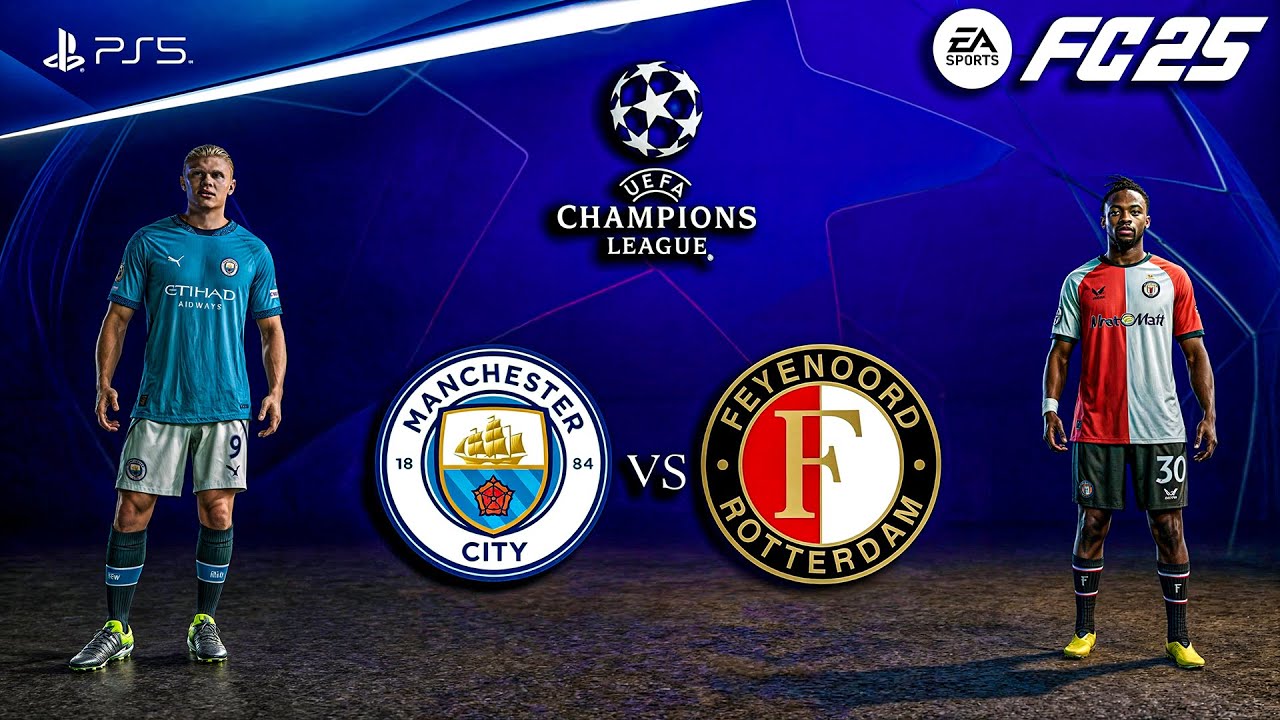 FC 25 - Manchester City vs. Feyenoord | UEFA Champions League | PS5™ [4K60]